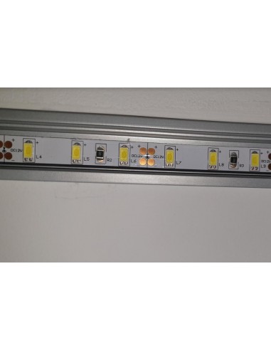 ALP-003 LED Aluminium profile - High with flange - 2 metres - LedExpert Ireland