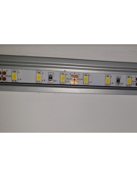 ALP-003 LED Aluminium profile - High with flange - 2 metres - LedExpert Ireland