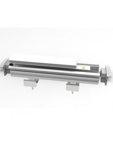 ALP-003 LED Aluminium profile - High with flange - 2 metres - LedExpert Ireland