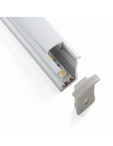 ALP-003 LED Aluminium profile - High with flange - 2 metres - LedExpert Ireland