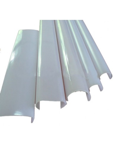 White Opaque Polycarbonate DIFFUSER for LED Aluminium Profiles