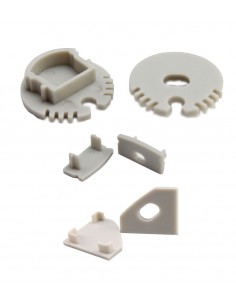 End Caps for LED Light Aluminium Profiles - LedExpert Ireland