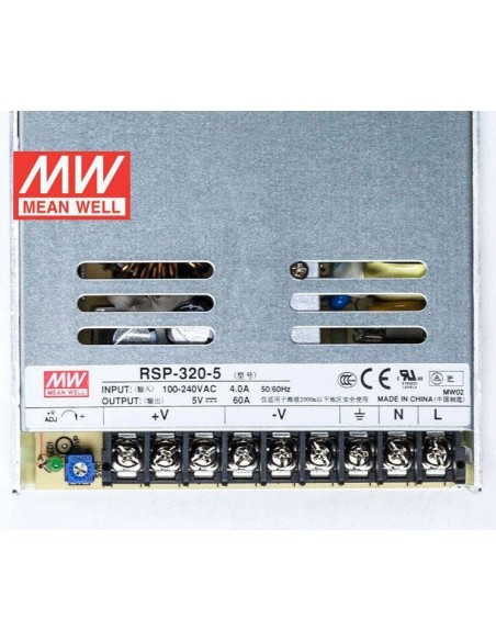 MEAN WELL RSP-320-5 POWER SUPPLY - 320W 5V