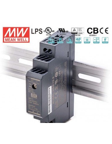 MEANWELL HDR-15-5 DIN RAIL POWER SUPPLY