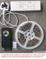 RGB LED KIT WTIH DIMMABLE LED DRIVER AND REMOTE CONTROLLER