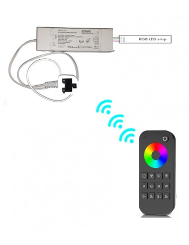 RGB Led Strip Light Kit -2-3-4-5m -RF Remote Controlled 2.4GHz