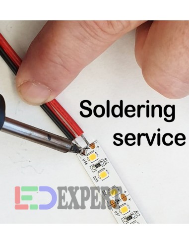 Soldering wire for both ends