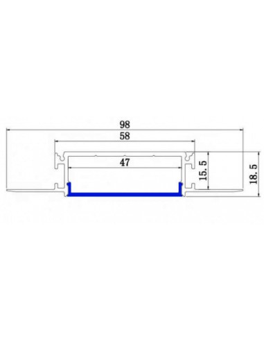ALP-083 Extra Wide Drywall Bead sizes