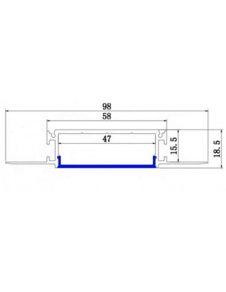 ALP-083 Extra Wide Drywall Bead sizes