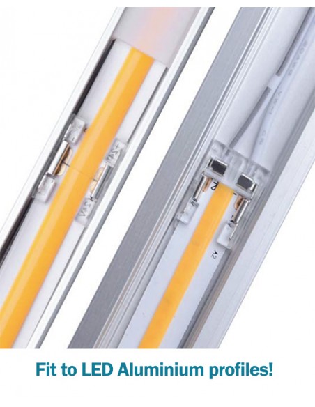 Cob led quick connector in LED Profile