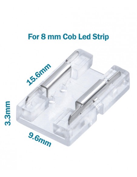 Quick strip to strip cob led connector 8mm