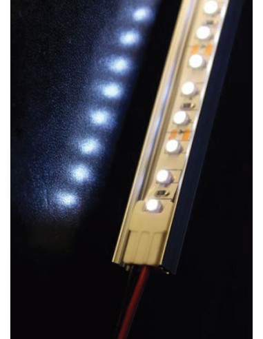 Ultra slim quick lock led strip connector in led profile