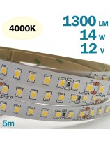 1300 Lumen/m 12V 120/m Natural White 5m in roll