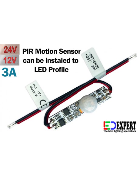 E1R PIR Motion Sensor Switch to LED Profile E1R PIR Motion Sensor Switch to LED Profile
