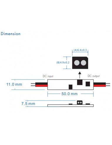 E1-D Door Sensor LED Strip Switch