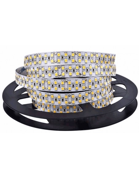 5M - Double Row - 24V - 240 LED/m LED Strip - 3600 lumen/m - COLD WHITE