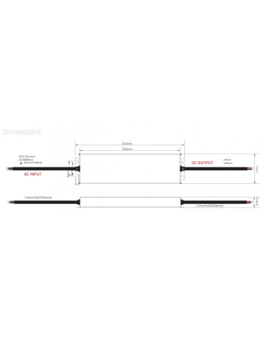 MPF - 12V - 250W PRO LED DRIVER POWER SUPPLY - IP67 - 5 YEARS WARRANTY