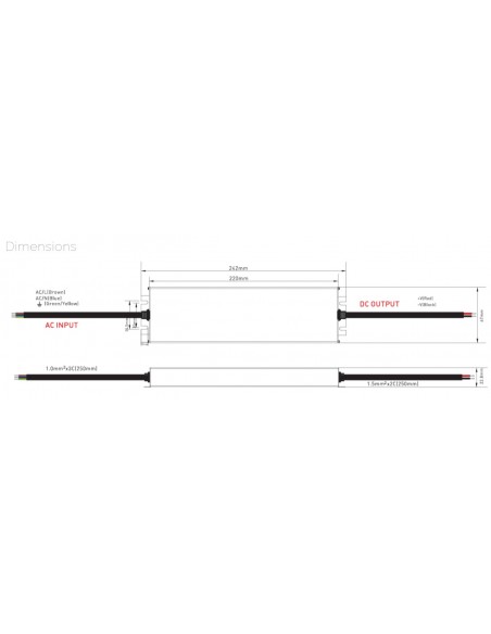 MPF - 12V - 250W PRO LED DRIVER POWER SUPPLY - IP67 - 5 YEARS WARRANTY