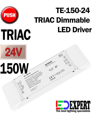 TE-150-24 Triac dimmable LED Driver 150W 24V