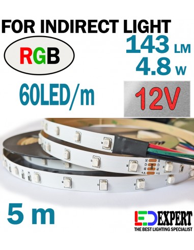 RGB -3528- 60LED/m LED Strips FOR INDIRECT LIGHT