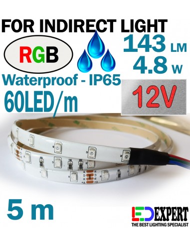 5M WATERPROOF RGB -3528- 60LED/m LED Strips