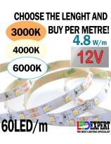 Chose the length and buy per metre Low Bright 4.8 Led Strip
