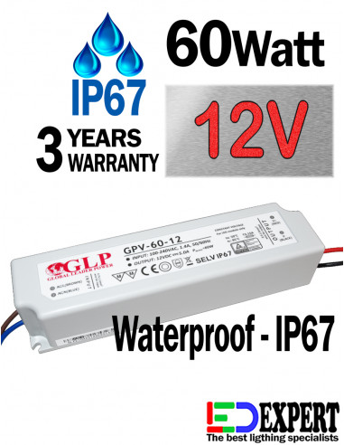 GPV-60-12 LED Driver IP67