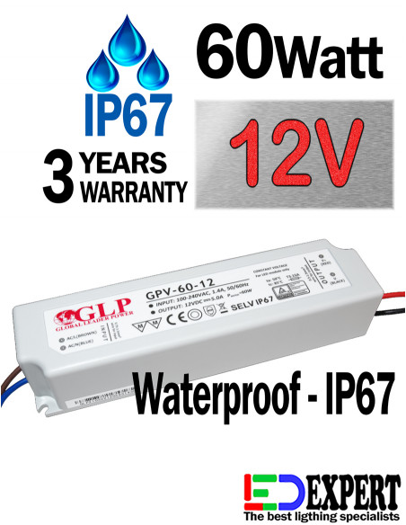 GPV-60-12 LED Driver IP67