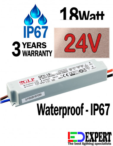 GPV-18-24 24V LED Driver IP67