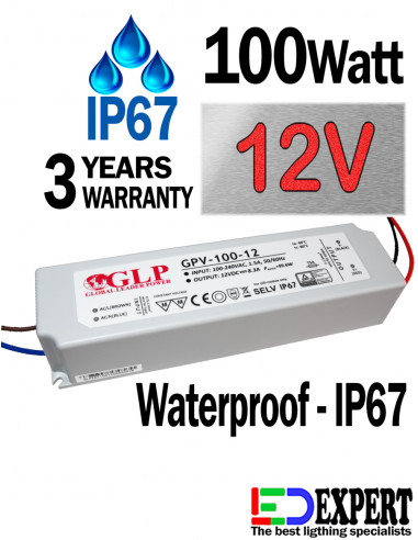 GPV-100-12 LED Driver IP67