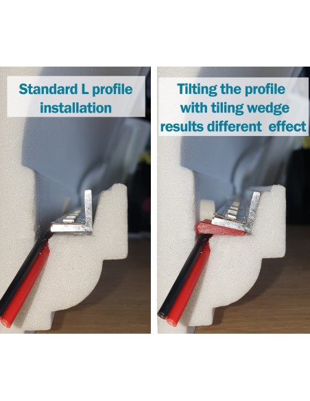 LED Cove installation options
