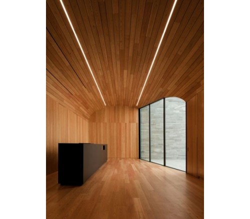 WOODEN CORRIDOR LED PROFILE APPLICATION