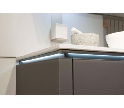 ALP-002 - BLACK - Low LED Aluminium profile - no flange - 2 m - LedExpert Ireland