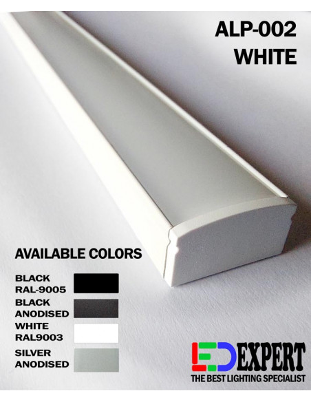 ALP-002 BLACK  LED PROFILE