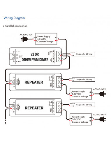 LED PWM POWER REPEATER HOW TO USE