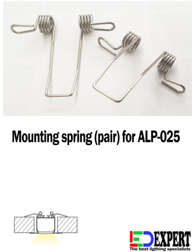 Drywall led profile spring clip