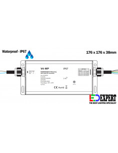 WATERPROOF RF DIMMER V4-WP 2
