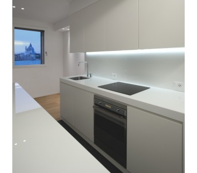 ALP-830 BRILLANT WHITE SEMI CIRCLE D-SHAPE LED Aluminium profile - 2 m