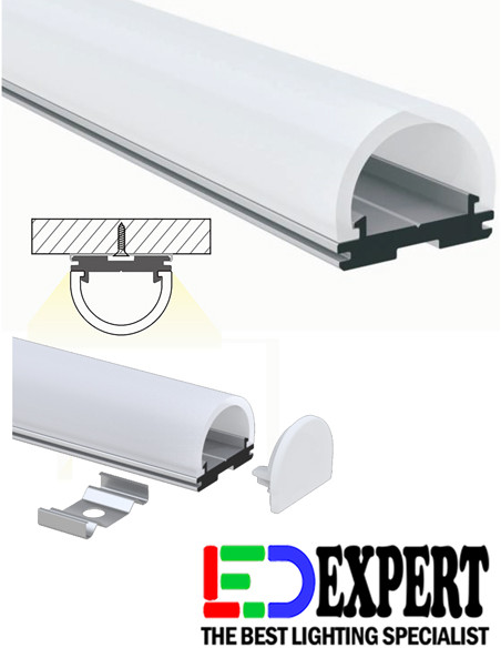 Round D shape profile