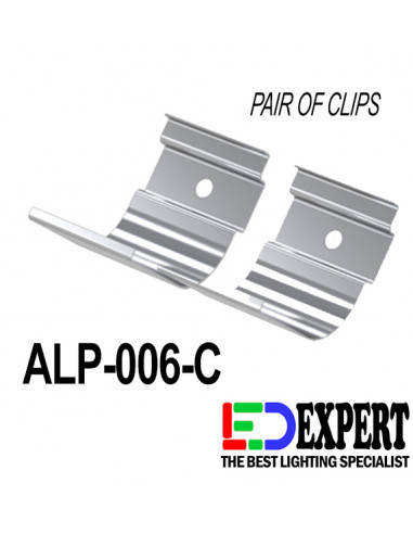 Mounting Clips for various LED Aluminium Profiles - Ledexpert.ie - Ireland stock