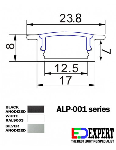 alp-001 profile size
