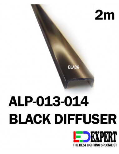 BLACK LED PROFILE DIFFUSER 013 014