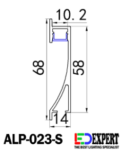 ALP-023-S SKIRTING LED PROFILE 2