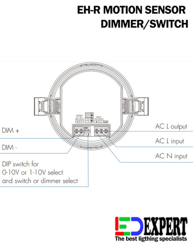LED PIR MOTION SENSOR CONN