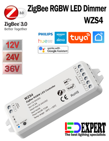 WZS4 ZIGBEE 3.0 RGBW DIMMER