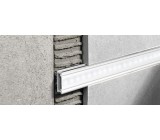 Alp-009 Tile - LED Aluminium profile - NO Flange - 2 m