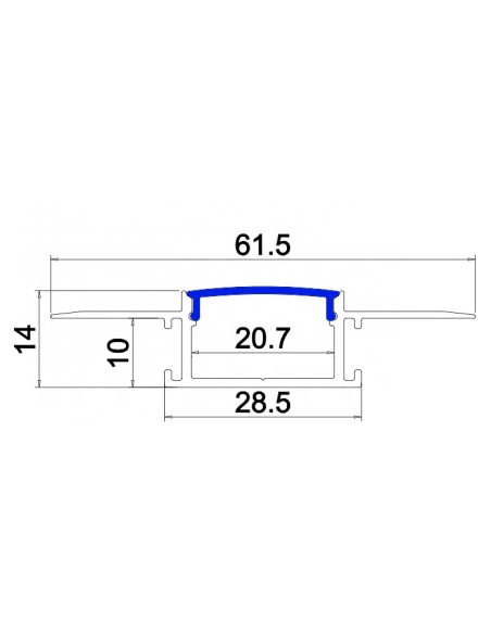 LED Drywall Profile ALP-071