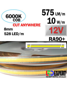Cut anywhere cob strip 300K