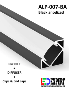 alp-007-ba Black Anodized