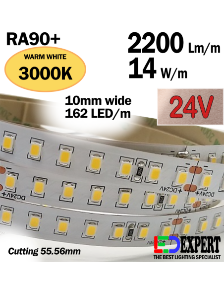 EXTRA High Efficient High Bright Warm White strip